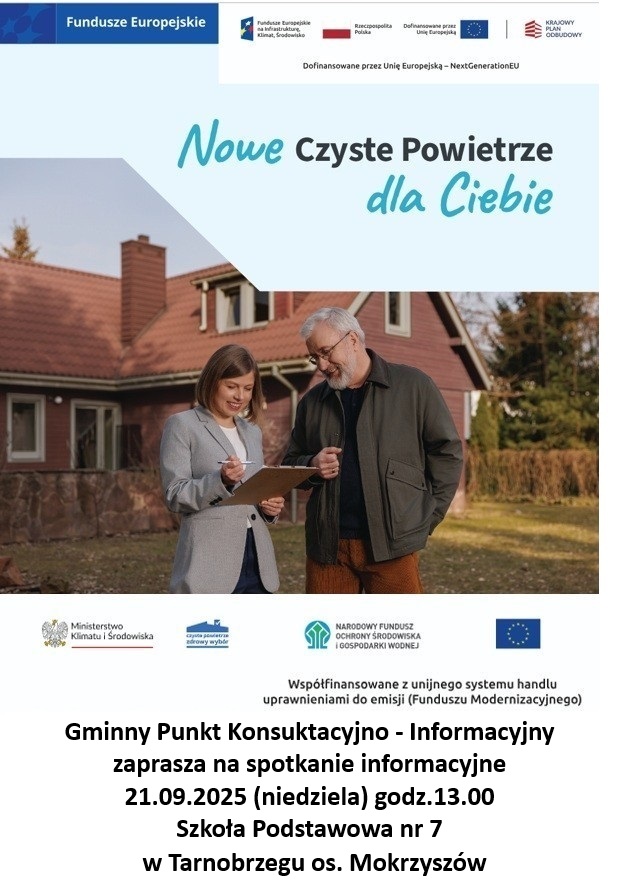Program „Czyste Powietrze” – spotkanie informacyjne